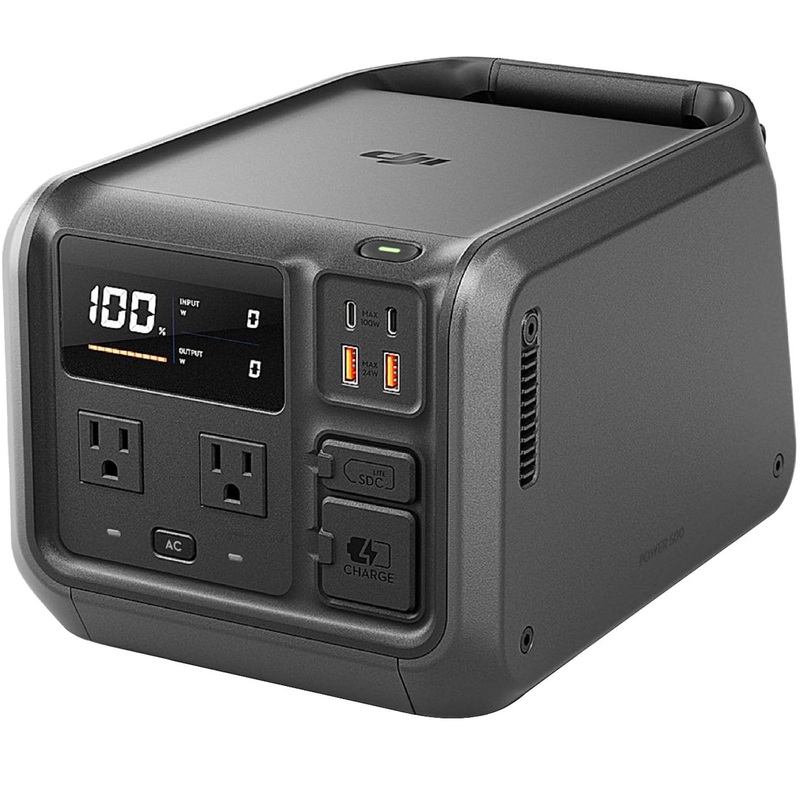 DJI Power 500 Portable Power Station, 512Wh LFP Battery, 1000W Output, Fast Charging