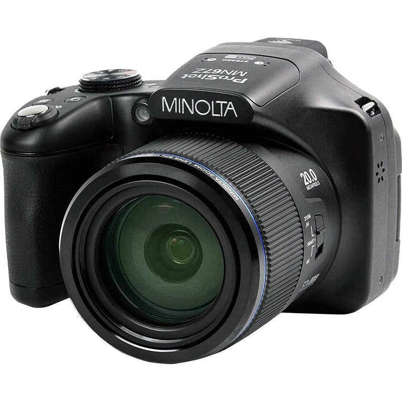 Minolta MN67Z 20MP / 1080p HD Bridge Digital Camera w/67x Optical Zoom (Black) Open Box