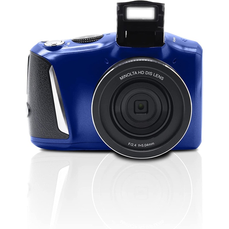 Minolta MND50-BL 48 MP 4K Ultra HD 16X Digital Zoom Digital Camera (Blue)