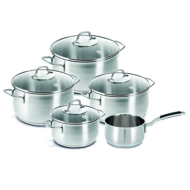 Beka Royal 9 piece Cookware Set, Stainless Steel