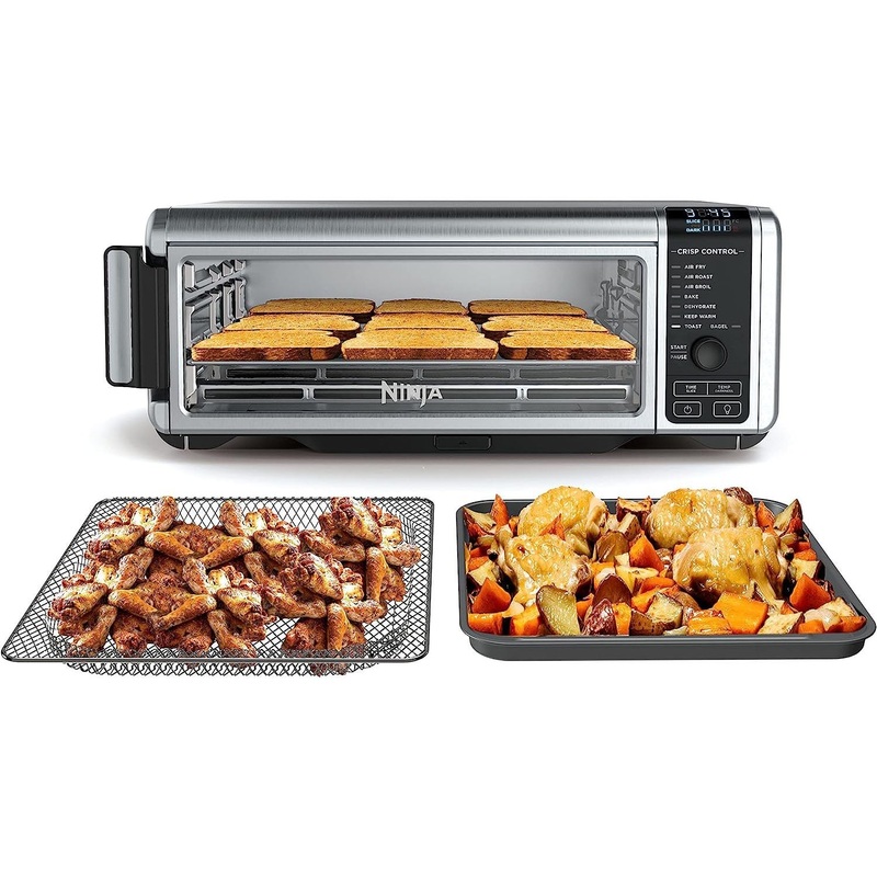 Ninja SP100 Foodi Digital Air Fry Oven, Black Refurbished
