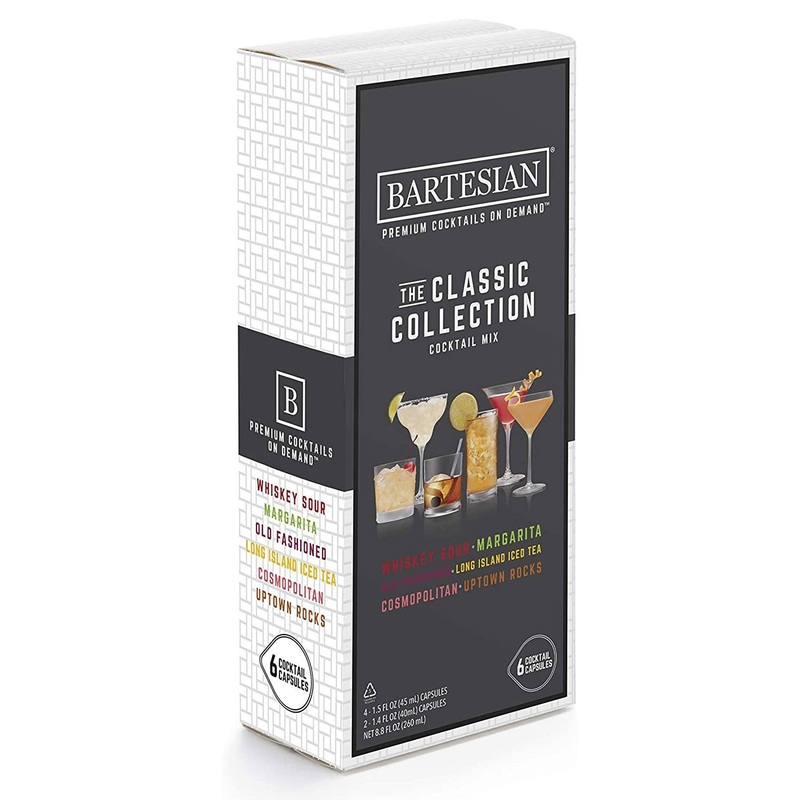 Bartesian Classic Collection Variety Pack, 6-Pack Capsules for Cocktail Machines - (55350)