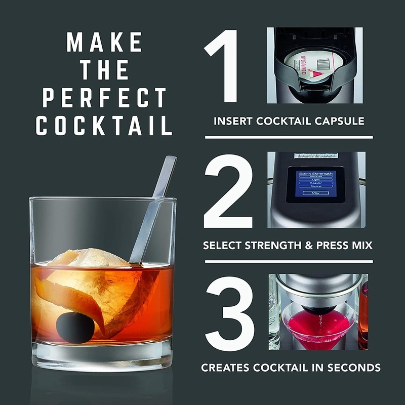 Bartesian Premium Home Bar Cocktail Machine - Certified Refurbished