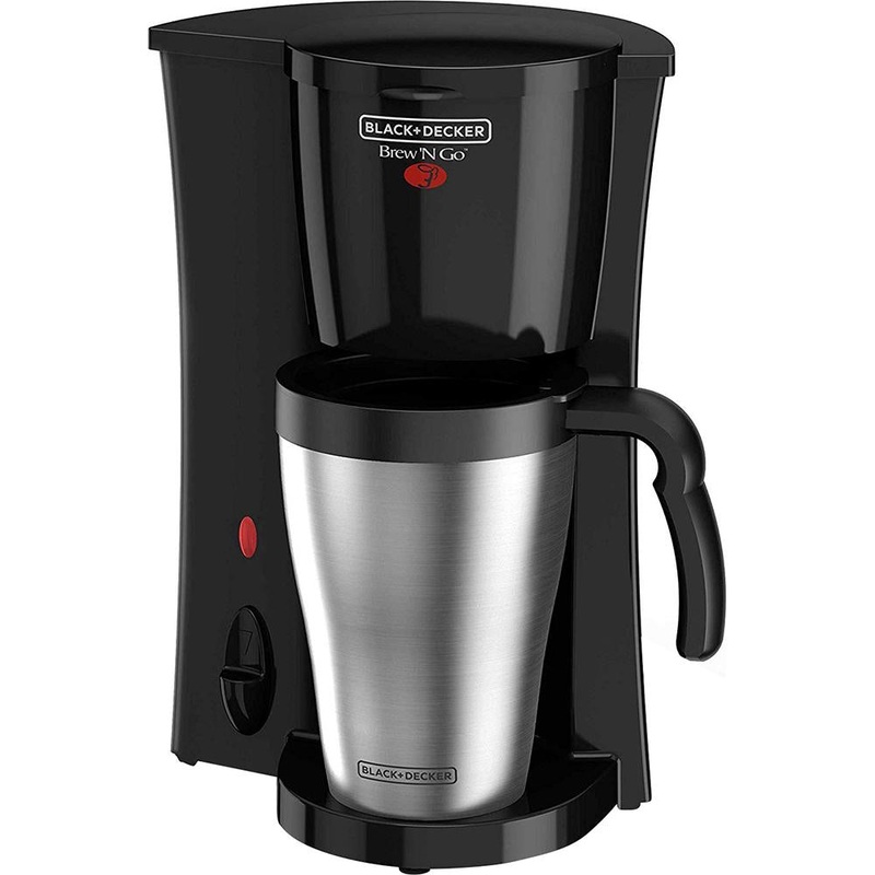 Black & Decker BD BrewNGo 15oz Coffeemaker SS - Open Box