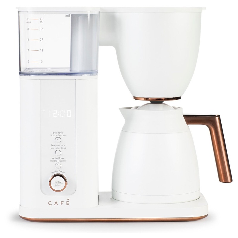 Cafe Specialty Drip Coffee Maker: SCA Certified, 10-Cup - Matte White (Refurbished)