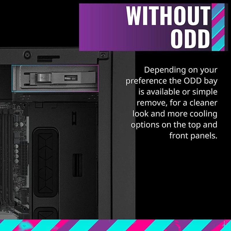 Cooler Master MasterBox NR400 Micro-ATX Tower Computer Case, Black