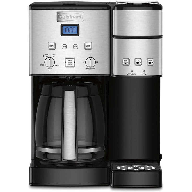 Cuisinart 12 Cup Coffeemaker and Single Serve Brewer Refurbished (SS-15FR)