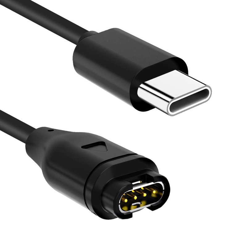 Deco Essentials USB Type C Charging and Sync Cable for Garmin Watches