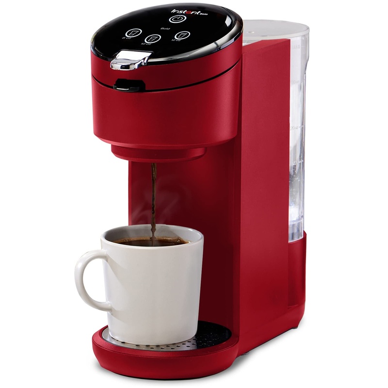Instant Pot Solo Single Serve Coffee Maker, From the Makers of Pot, Maroon (Refurbished)