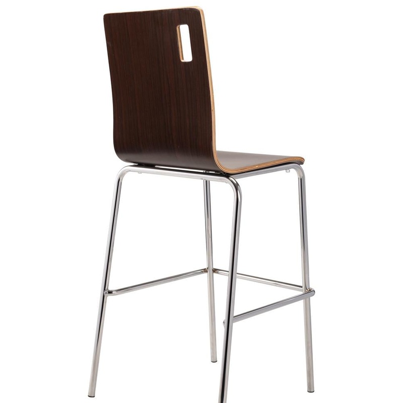 National Public Seating Bushwick Cafe Stool - Espresso (BCS21)