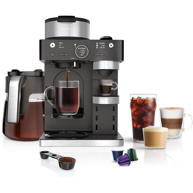 Ninja CFN602 Espresso & Coffee Barista System With Ristretto - Refurbished