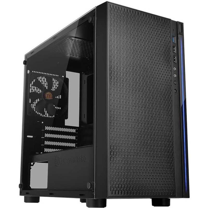 Thermaltake Versa H18 TG M-ATX Micro Computer Case in Black - CA-1J4-00S1WN-01