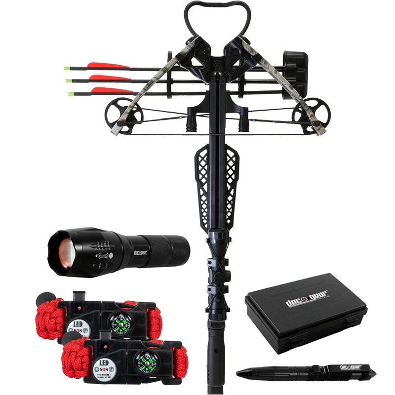 Bear Archery Catalyst Crossbow Ready to Hunt Kit with Tactical Bundle