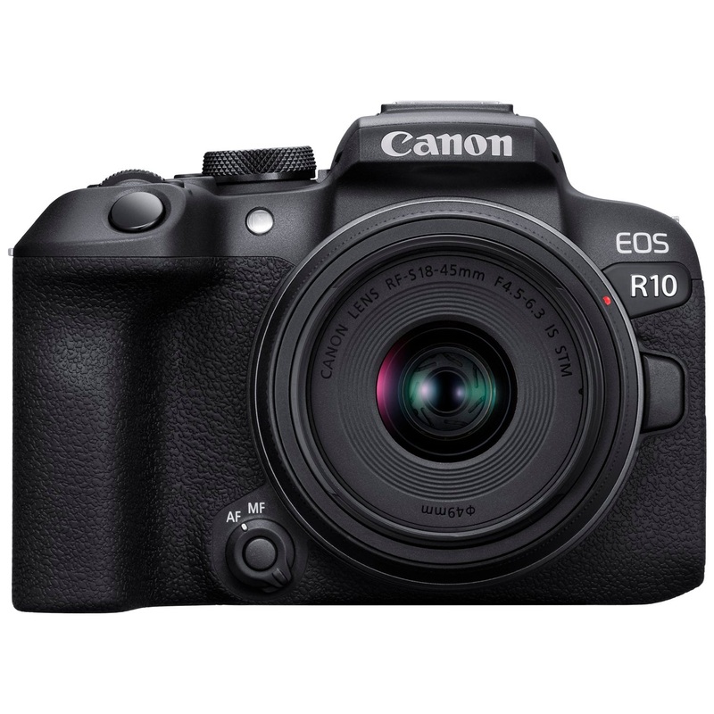 Canon EOS R10 Mirrorless APS-C Camera + RF-S 18-45MM F4.5-6.3 IS STM Lens, Refurbished