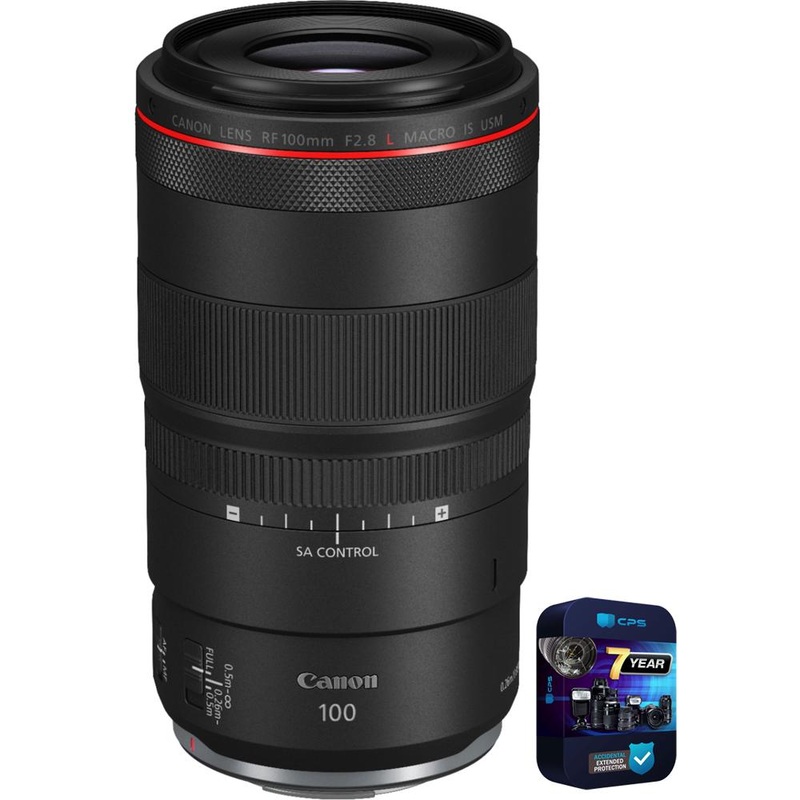 Canon RF 100mm F2.8 L MACRO IS USM Lens for RF Cameras with 7 Year Warranty