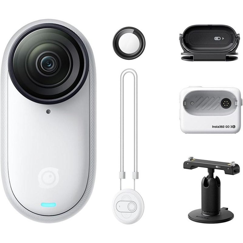 Insta360 GO 3S (128GB; White) Waterproof Tiny Mighty 4K Action Camera - Open Box