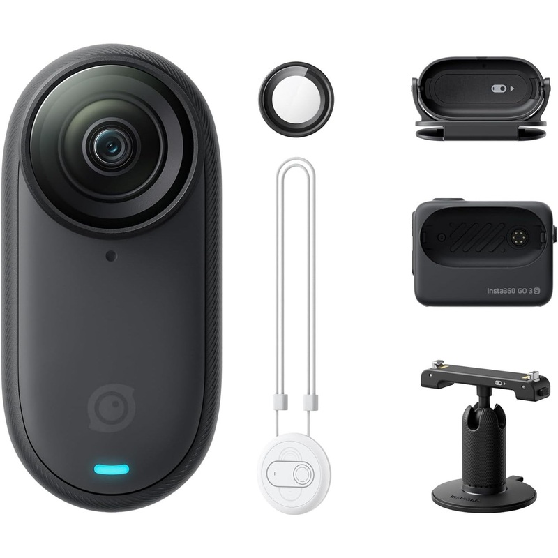 Insta360 GO 3S (64GB, Black) Waterproof Tiny Mighty 4K Action Camera