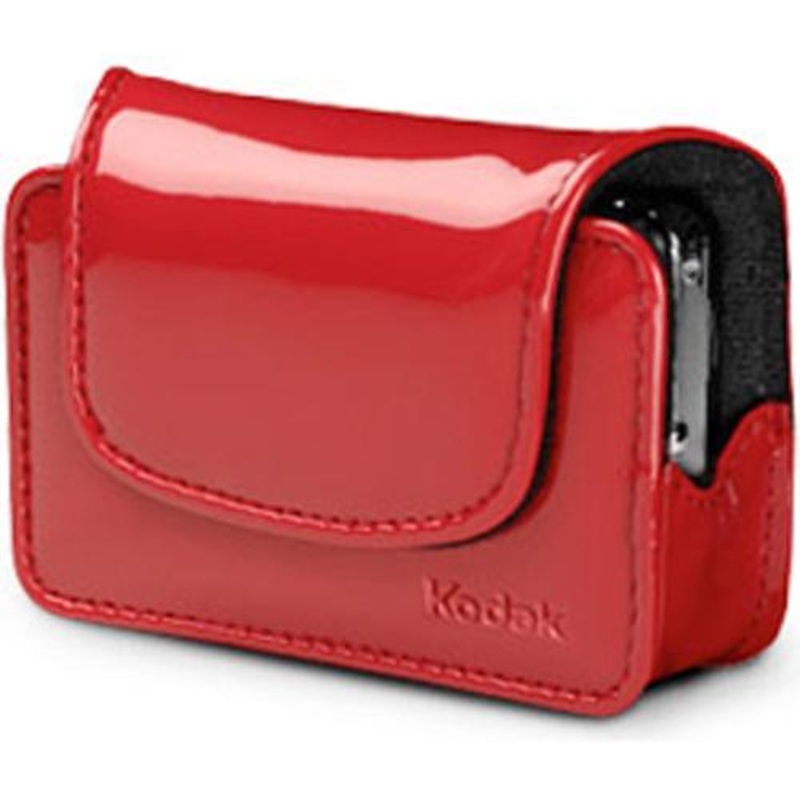 Kodak Chic Patent Leatherette Camera Case (Red)