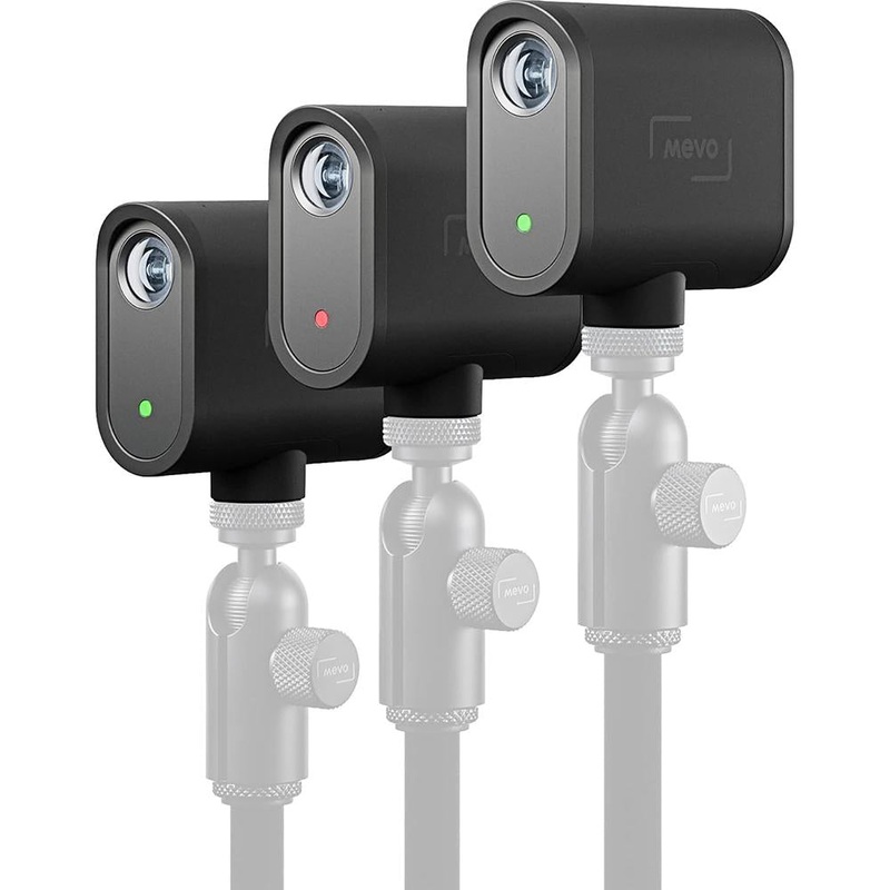 Logitech Core 3 Pack Mevo Start, Wireless Live Stream Cam, 1080p Full HD, Smart App, LTE/Wi-Fi
