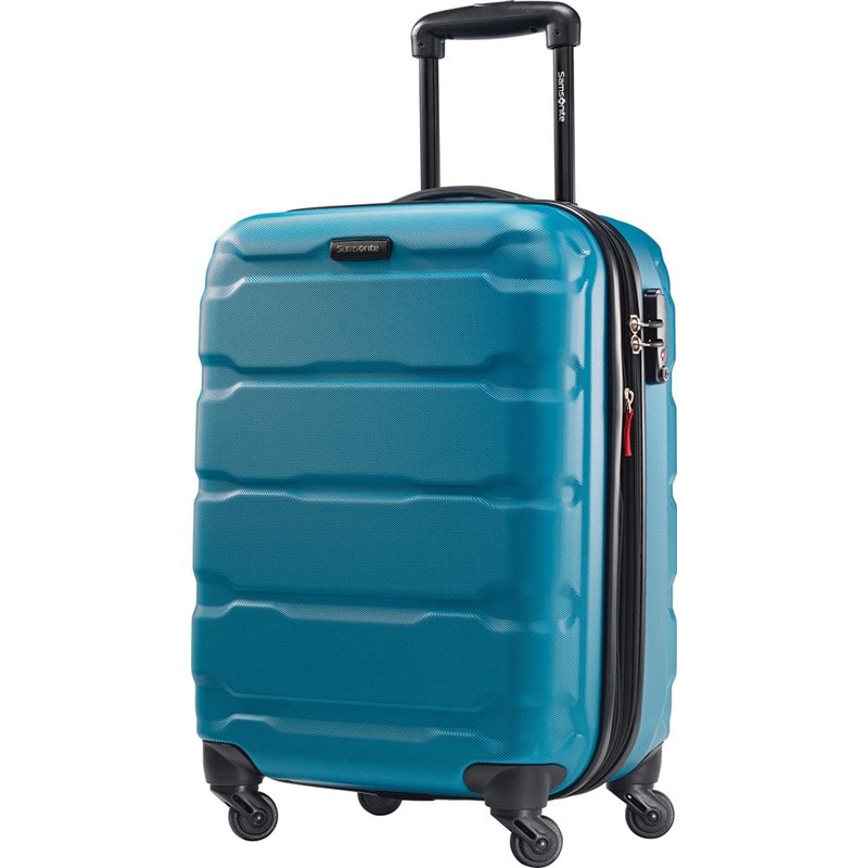 Samsonite Omni Hardside 20 Spinner Luggage - Caribbean Blue - Open Box