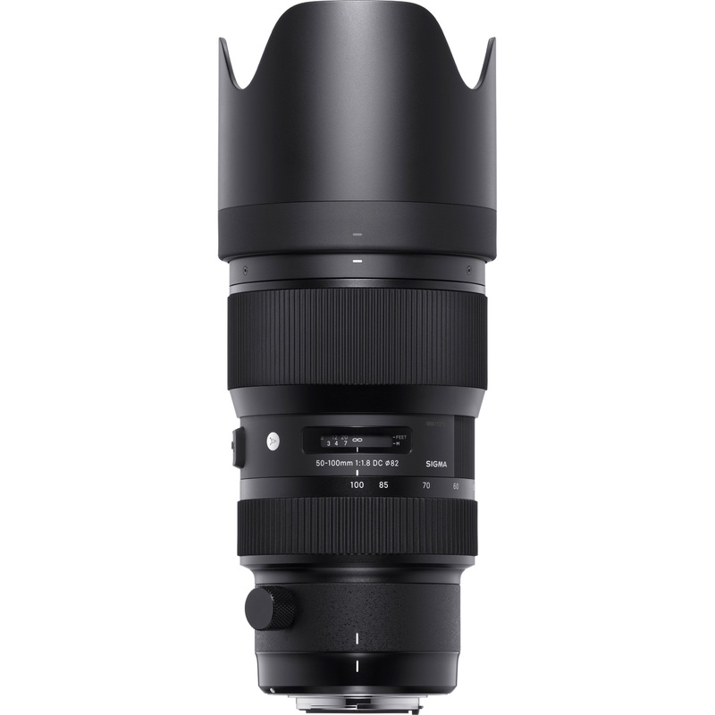 Sigma 50-100mm f/1.8 DC HSM ART Telephoto Zoom Lens for Canon EF Mount Cameras 693954