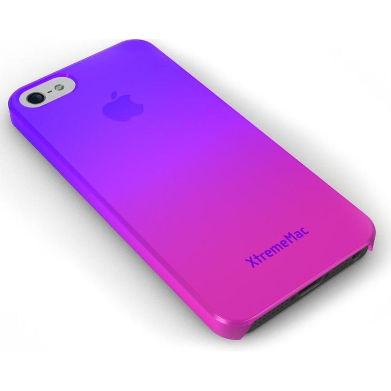 XtremeMac Microshield Case for iPhone 5/5S Fade - Purple/Pink