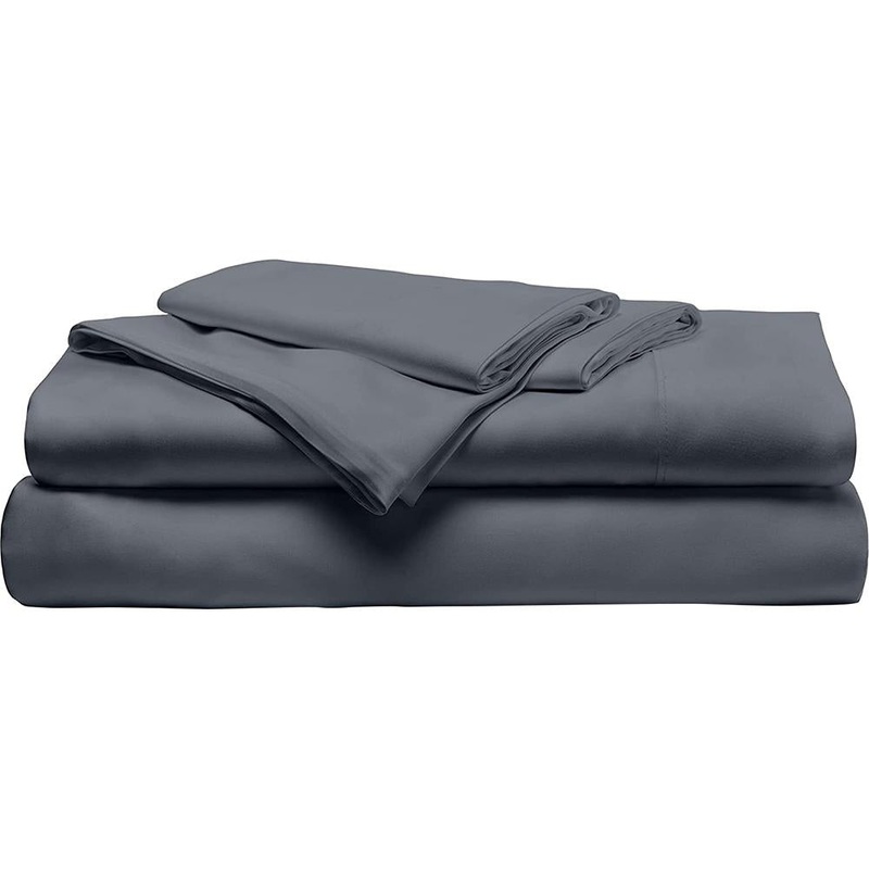 Cariloha Resort Bamboo-Viscose 4-Piece Bed Sheet Set - Queen, Blue Lagoon