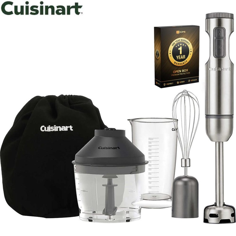Cuisinart Immersion Hand Blender with Storage Bag Open Box with 1 Year Warranty