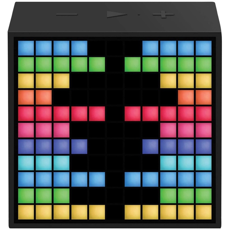 Divoom Timebox Mini Intelligent LED Light Bluetooth Speaker & Alarm w/App-Controlled