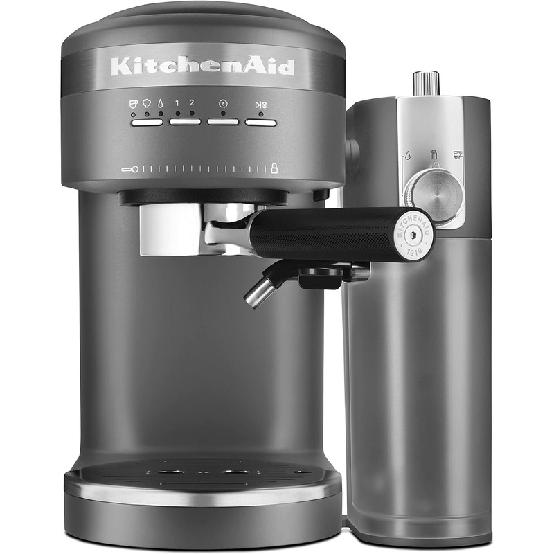 KitchenAid Semi-Automatic Espresso Machine and Automatic Milk Frother Attachment - KES6404