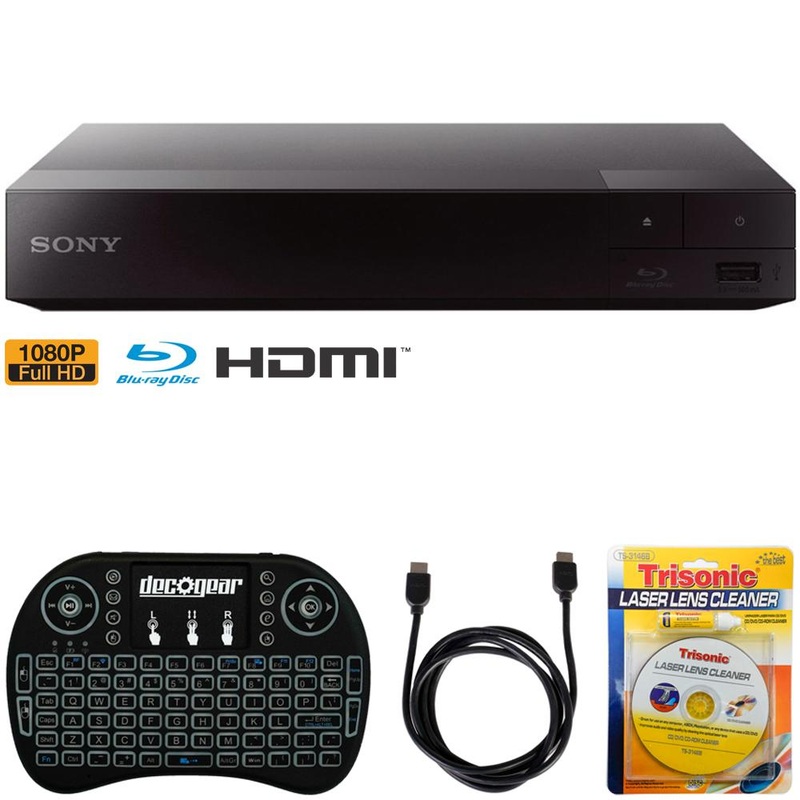 Sony BDP-S1700 Streaming Blu-ray Disc Player w/ Accessories Bundle