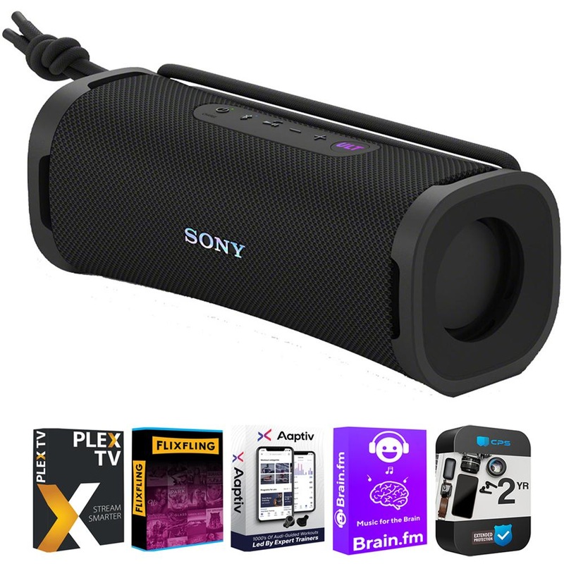 Sony EXTRA BASS Portable Bluetooth Speaker 2024 Black + Audio & 2 Year Warranty