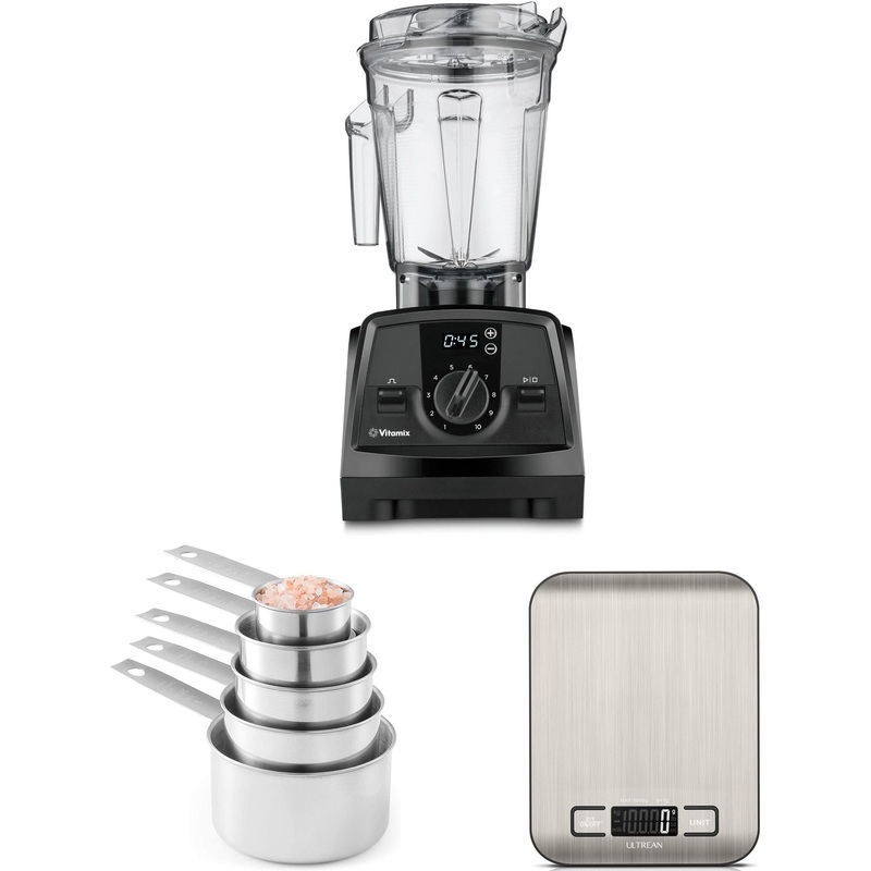 Vitamix Venturist V1200 Blender (Refurbished) Bundle with Digital Scale, Measuring Cups