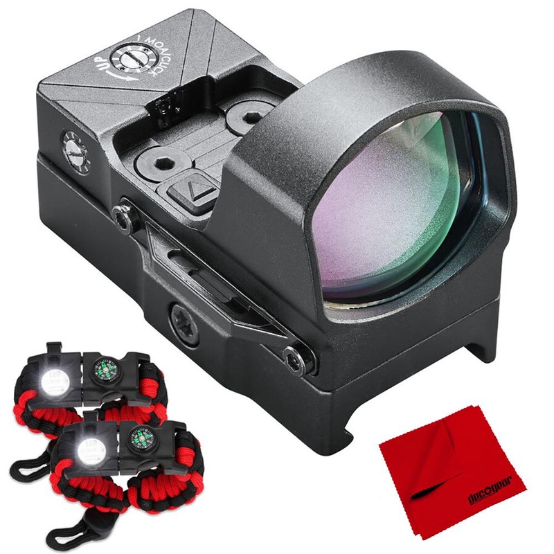 Bushnell AR Optics Red Dot First Strike 2.0 Reflex Sight Black + Tactical Bundle