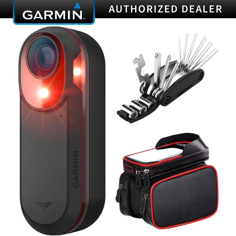 Garmin Varia RCT715 Rearview Radar w/ Camera & Tail Light + Accessories kit