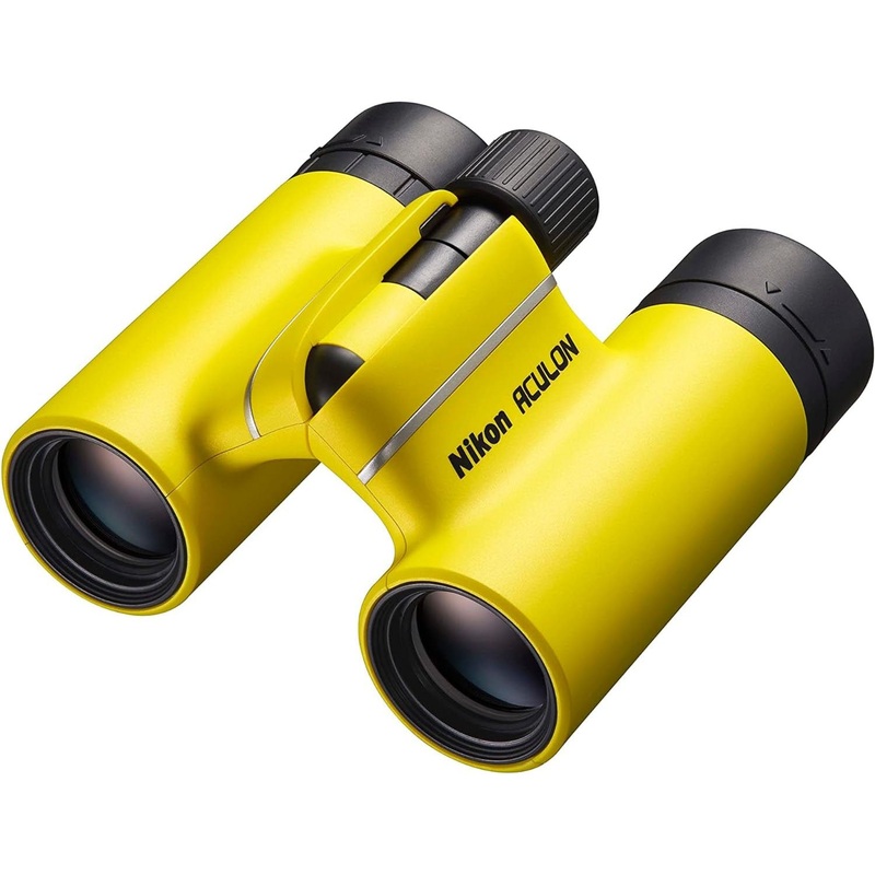 Nikon Aculon T02 8 x 21 Compact Binoculars, Yellow, 16732- Factory Refurbished