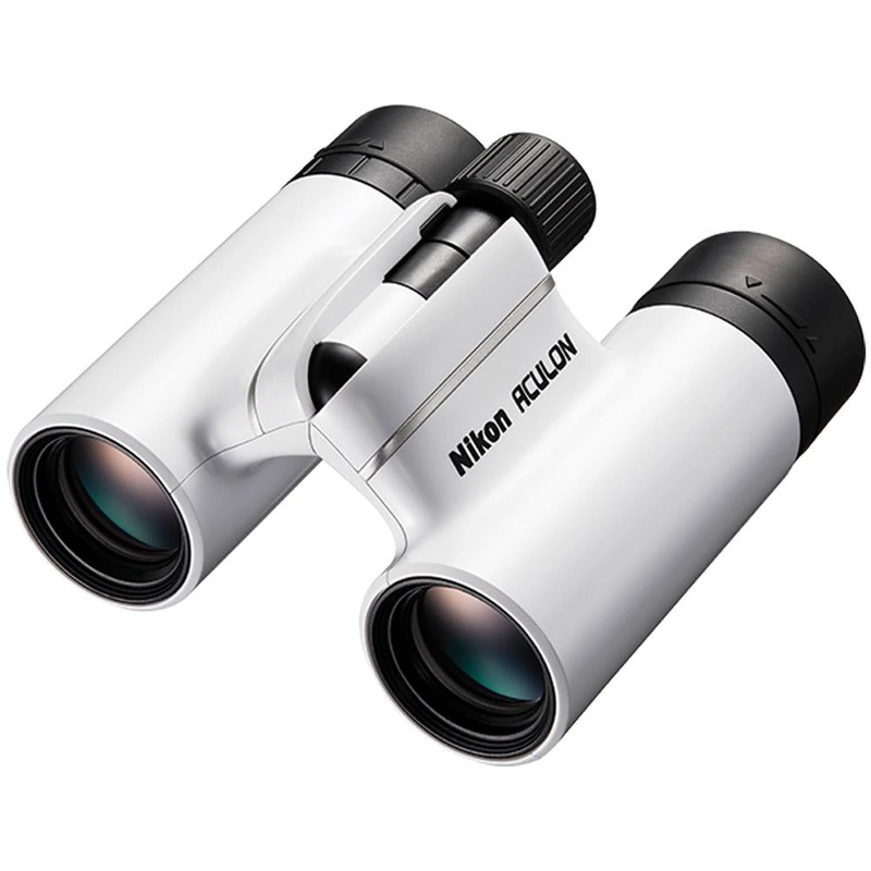 Nikon Aculon T02 8x21 Binoculars, White, 16734B - Factory Refurbished