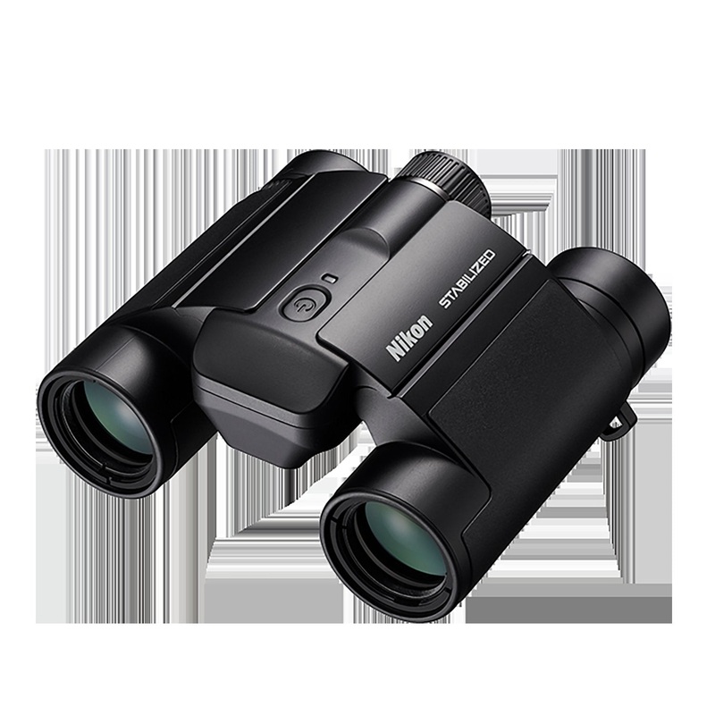 Nikon STABILIZED 12x25 S Binoculars with Image Stabilization, Compact, Waterproof