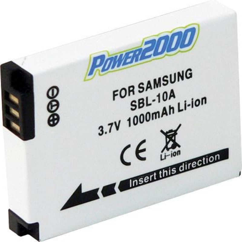 Vidpro SBL-10A Replacement 3.7v, 1000mAh Lithium Ion Battery for Samsung SLB-10A