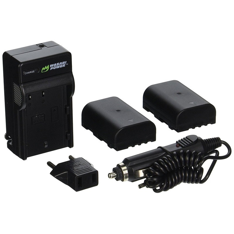 Wasabi Power Battery (2-Pack) and Charger for Panasonic DMW-BLF19 and Panasonic Lumix DMC-GH