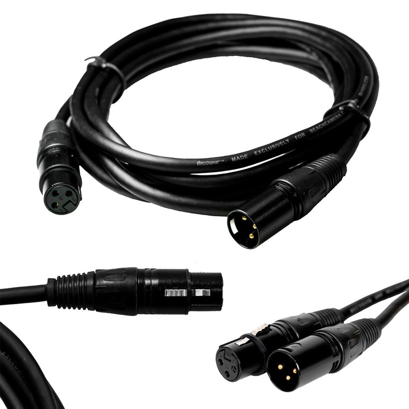 Deco Gear XLR 10' Male to XLR Female 16AWG Gold Plated Cable