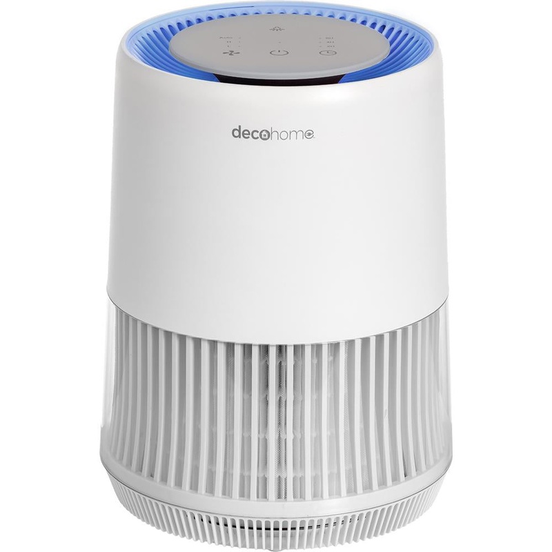 Deco Home Compact Air Purifier with HEPA 13 and Infrared Technology, for Home or Office