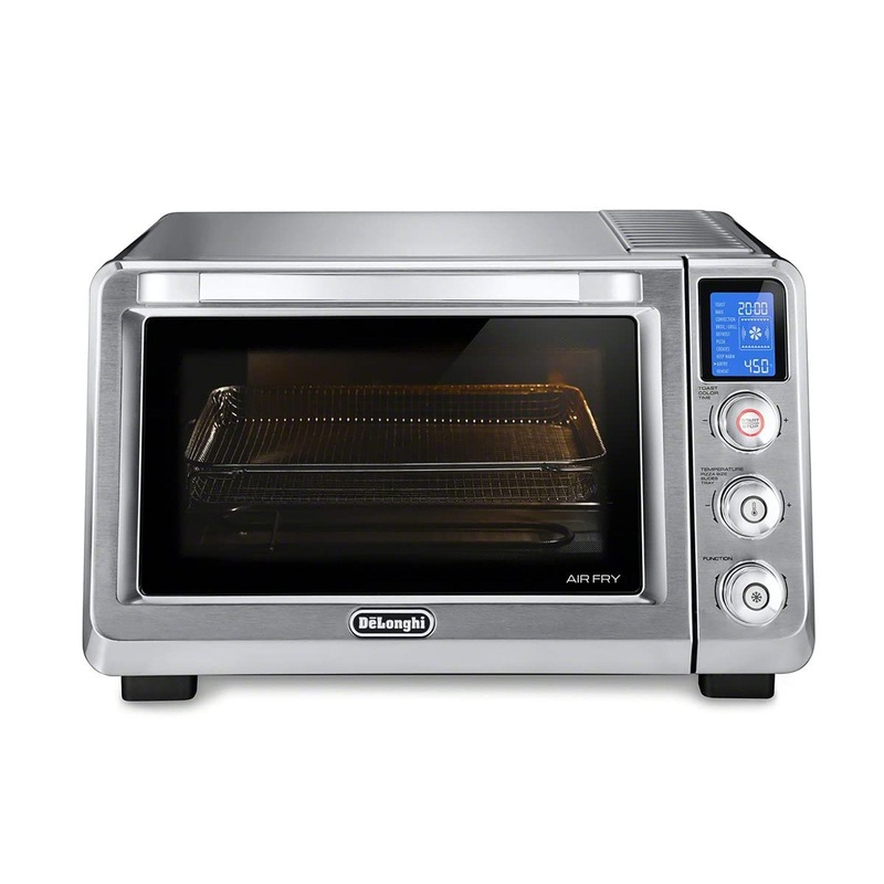Delonghi Livenza Large Air Fryer Toaster Oven, 10-in-1, 24L, 1800W, Stainless Steel