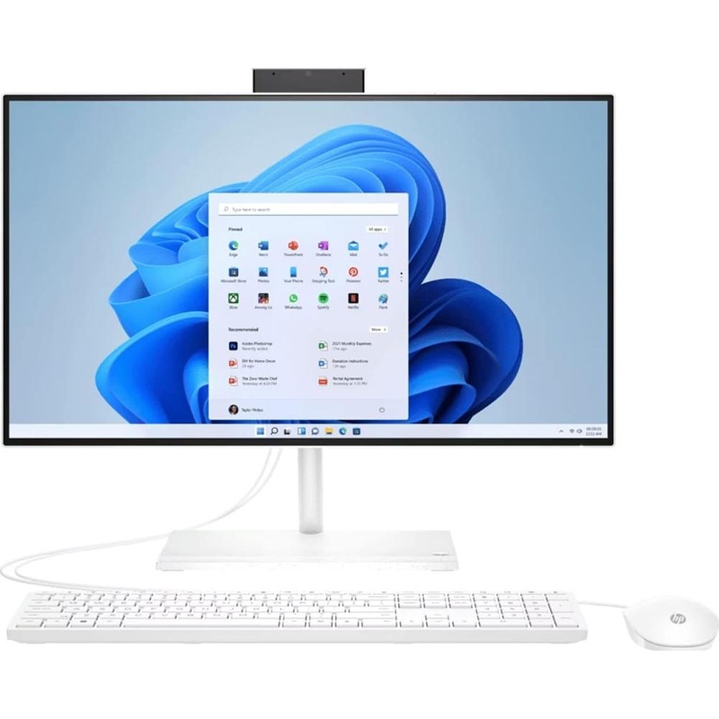 Hewlett Packard 24-cb0011 23.8 Intel Celeron J4025 4GB/256GB SSD All-in-One Computer - Open Box