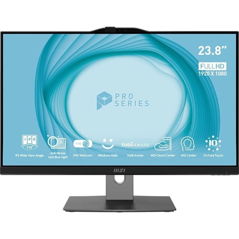 MSI 23.8" FHD Touchscreen All-In-One Desktop in Black - PAP243TP12M010