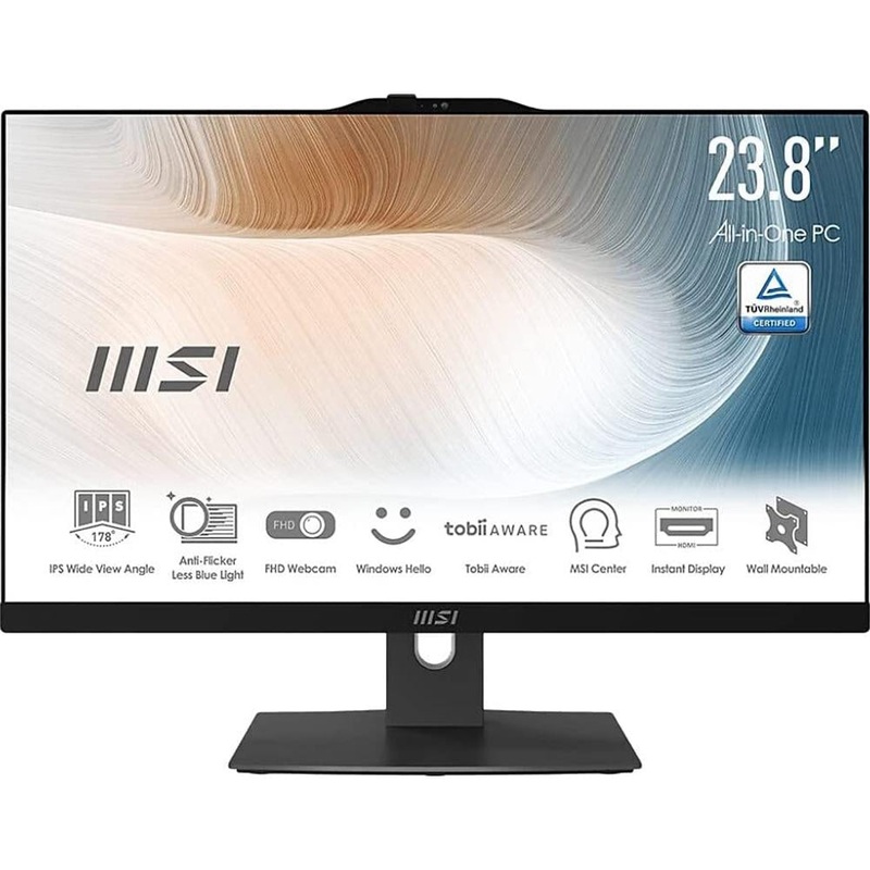 MSI Modern AM242TP 23.8" Touchscreen FHD AIO Desktop - MAM242TP12M235
