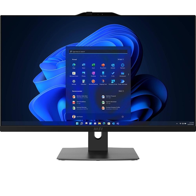 MSI Modern AM272P 12M-255US 27" FHD AIO Desktop in Black - MoAM272P12M255