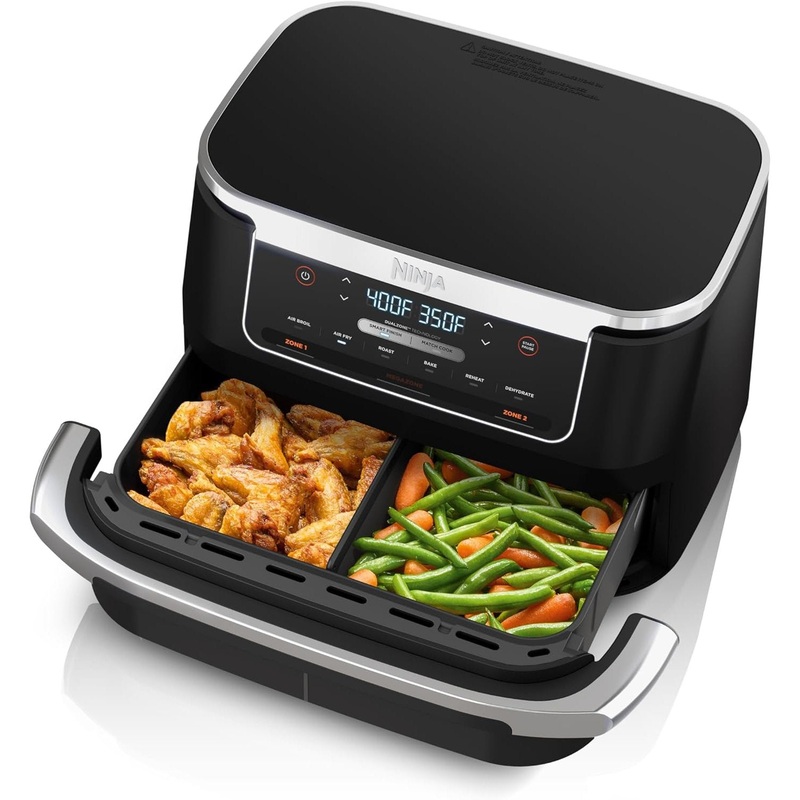 Ninja DZ071 Foodi 6-in-1 FlexBasket Air Fryer with 7-QT MegaZone (Refurbished)