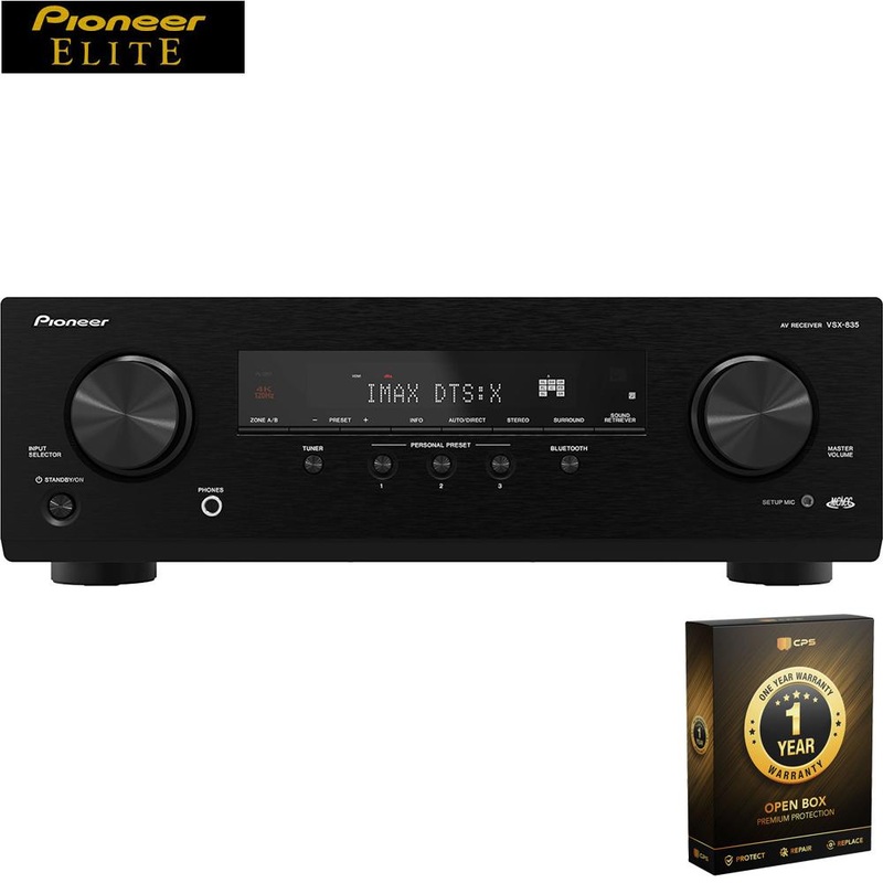 Pioneer Elite VSX-835 7.2 Channel AV Receiver - Open Box with 1 Year Warranty