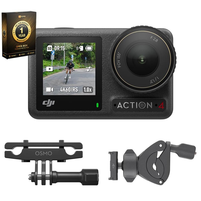 DJI Osmo Action 4 Road Cycling Combo Open Box with 1 Year Warranty